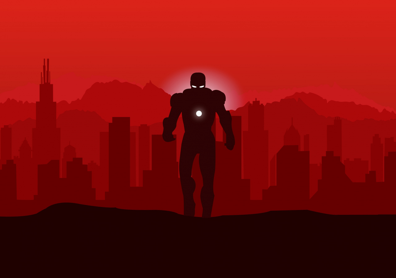 Marvel Iron Man Minimalist Wallpapers