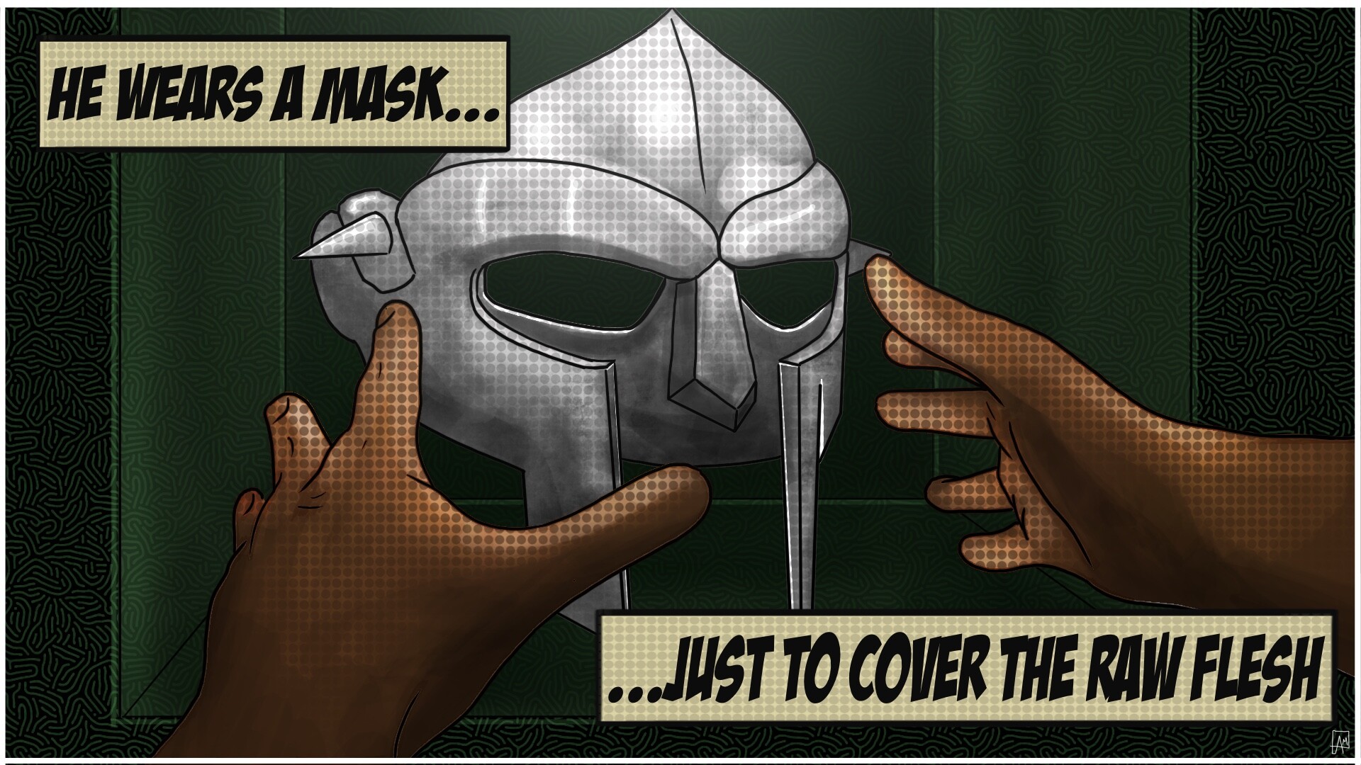 Mf Doom Helmet Artwork Wallpapers