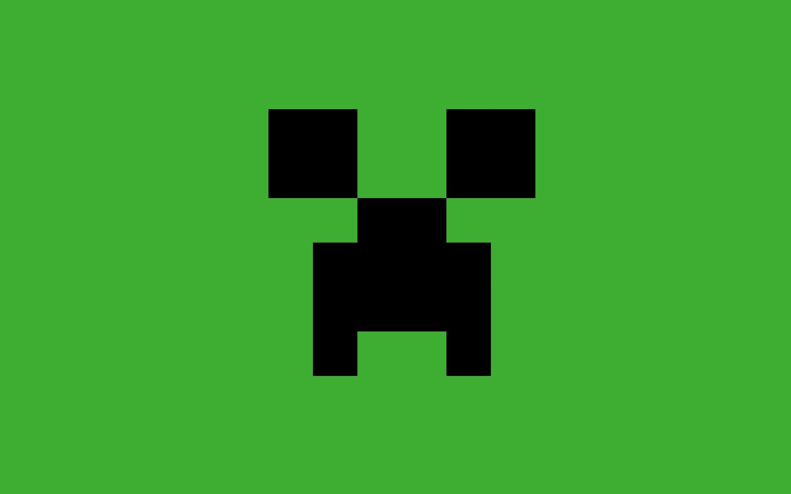 Minecraft Minimalist Creeper Wallpapers