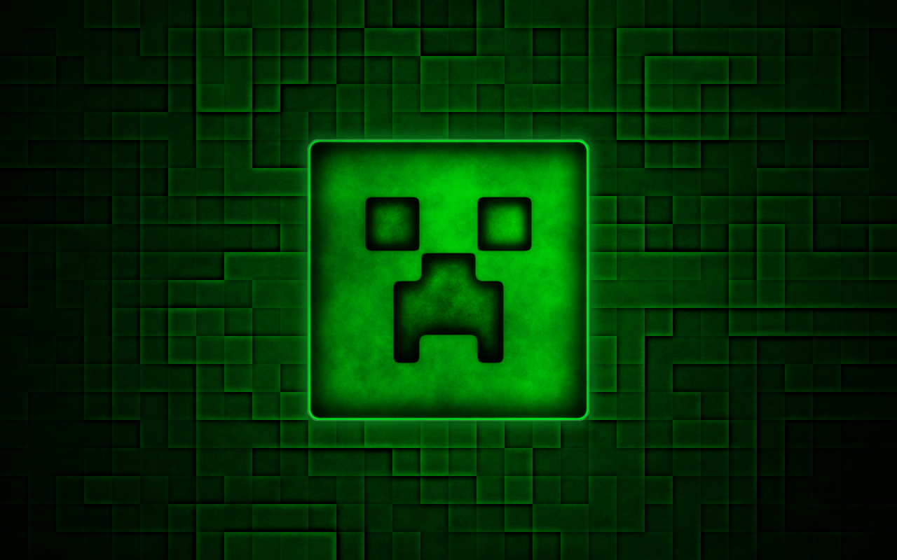 Minecraft Minimalist Creeper Wallpapers