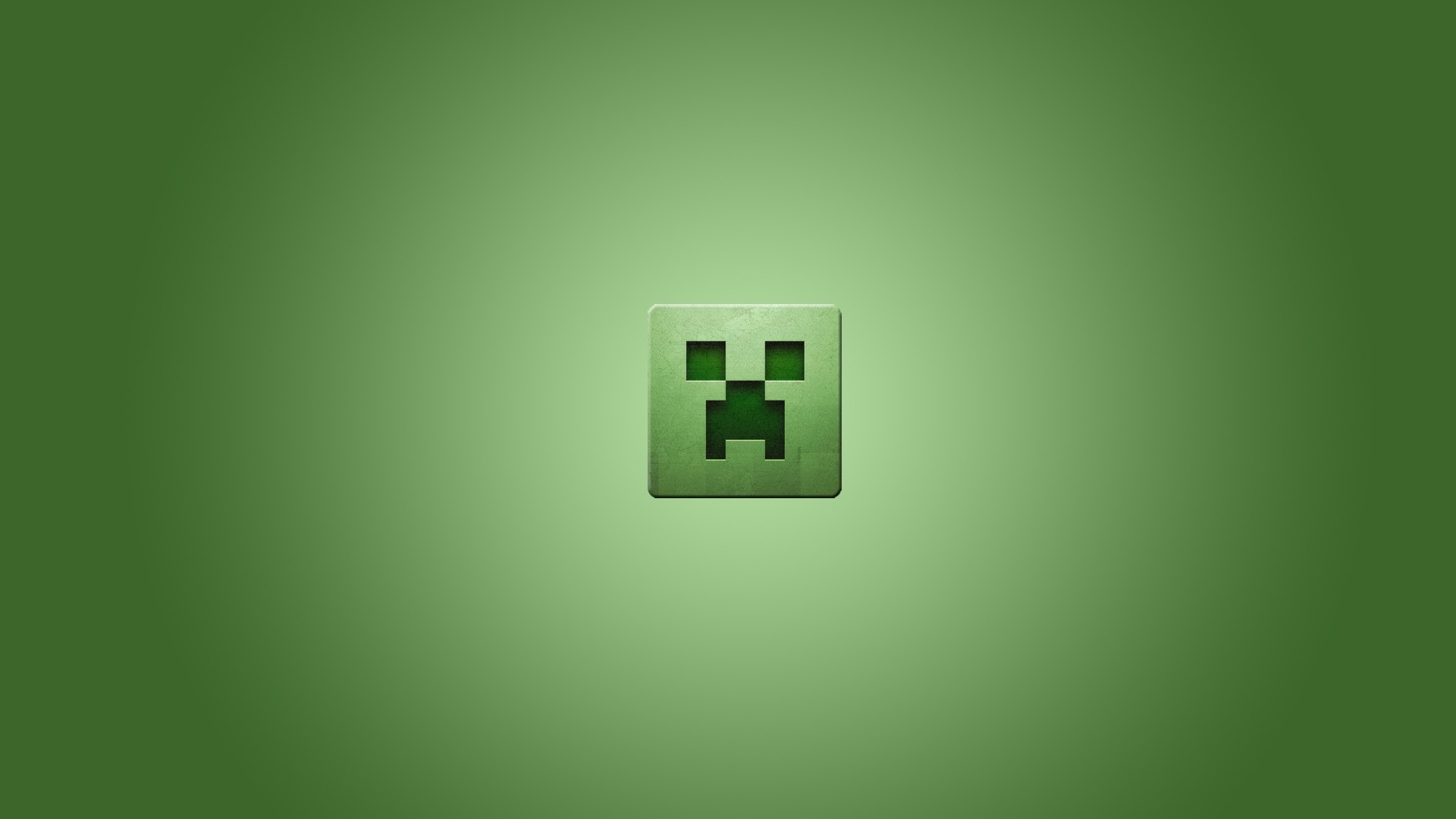 Minecraft Minimalist Creeper Wallpapers