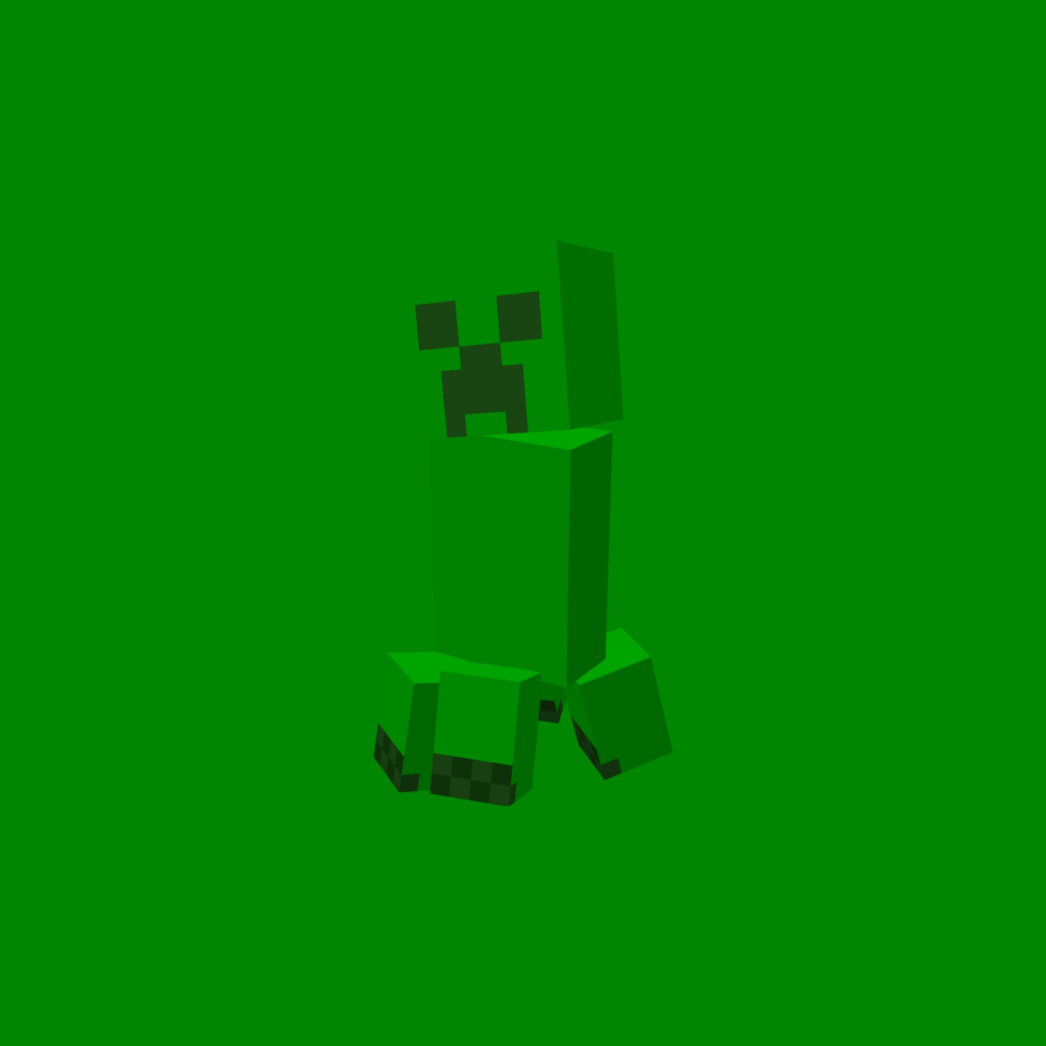 Minecraft Minimalist Creeper Wallpapers