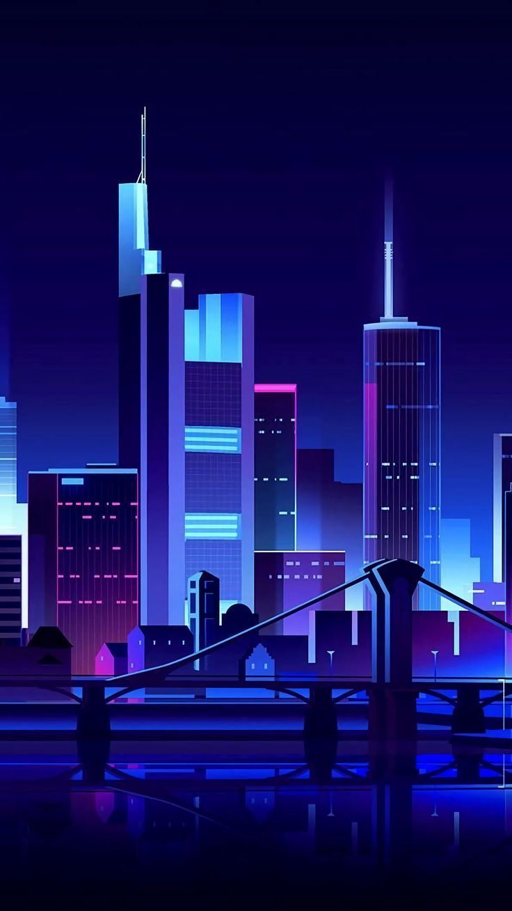 Minimal Digital Cityscape Wallpapers