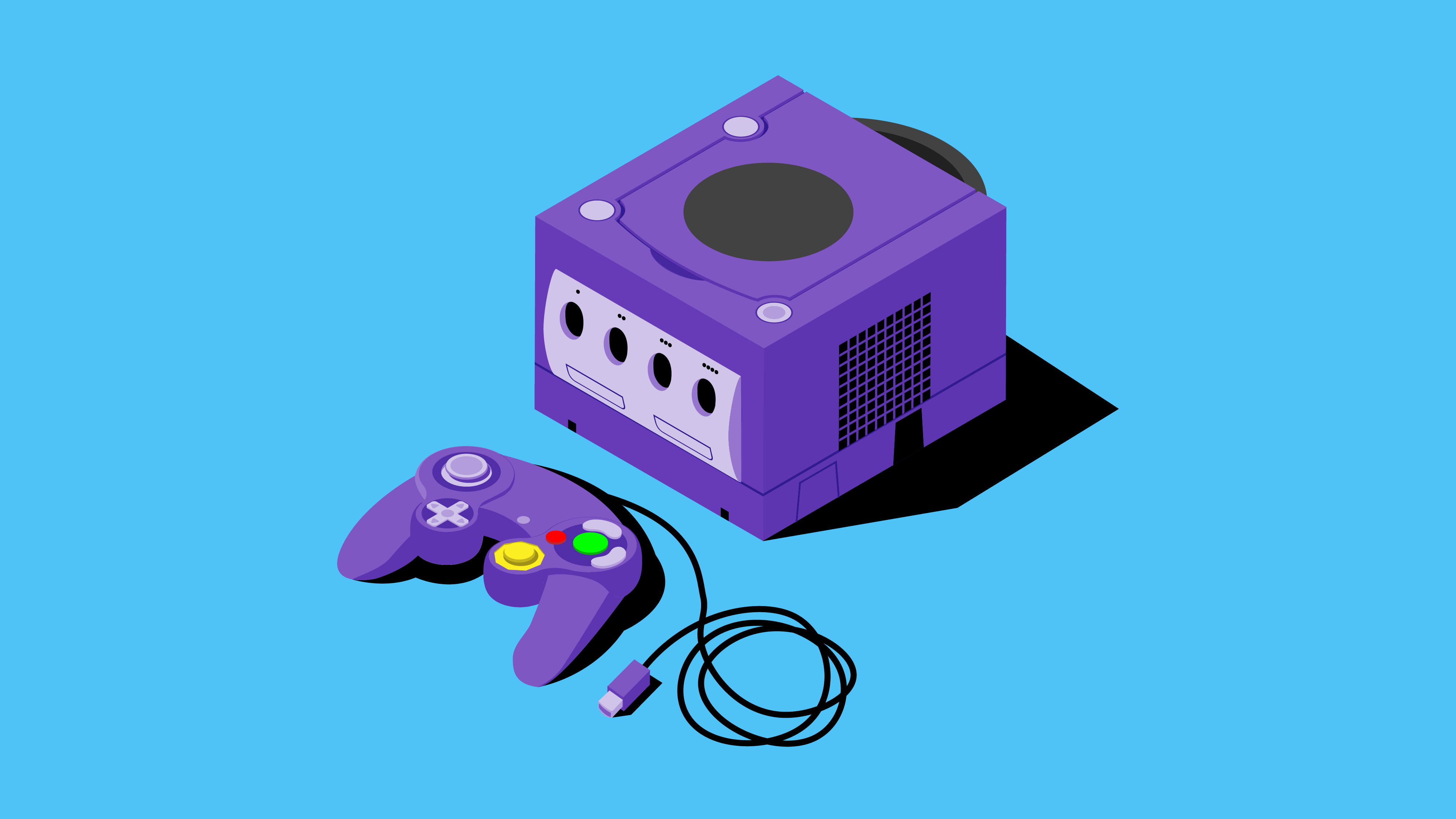 Minimal Gamecube Controller Wallpapers