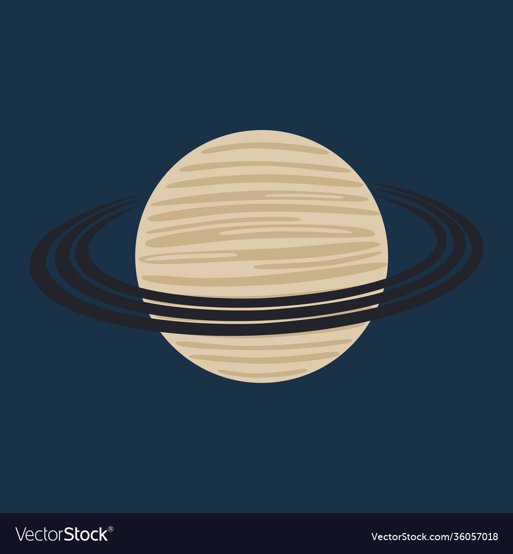 Minimal Saturn Planet Wallpapers