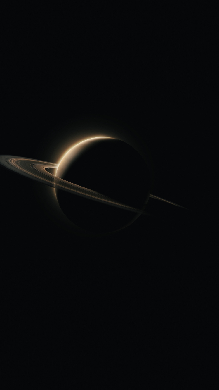 Minimal Saturn Planet Wallpapers