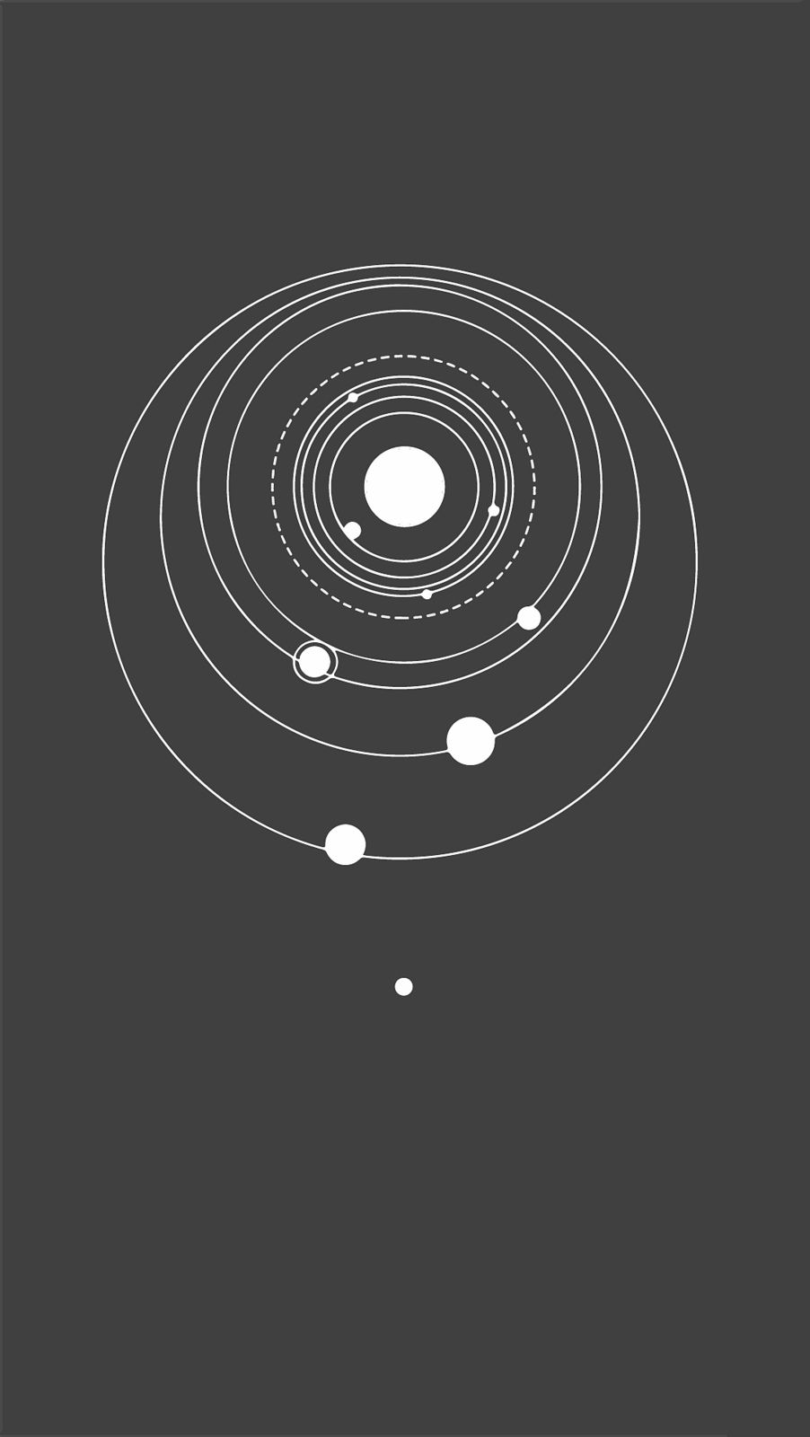 Minimal Solar System Wallpapers