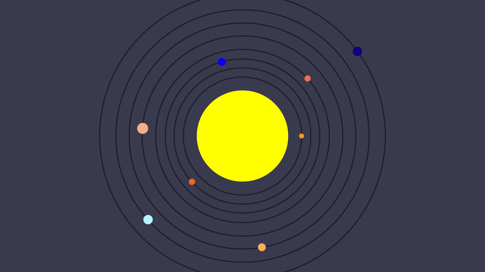 Minimal Solar System Wallpapers