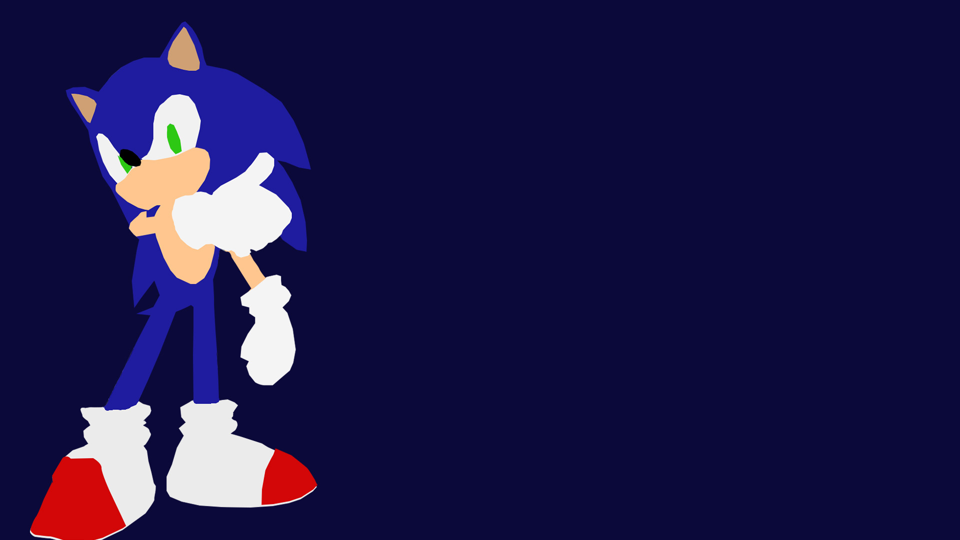 Minimal Sonic Wallpapers