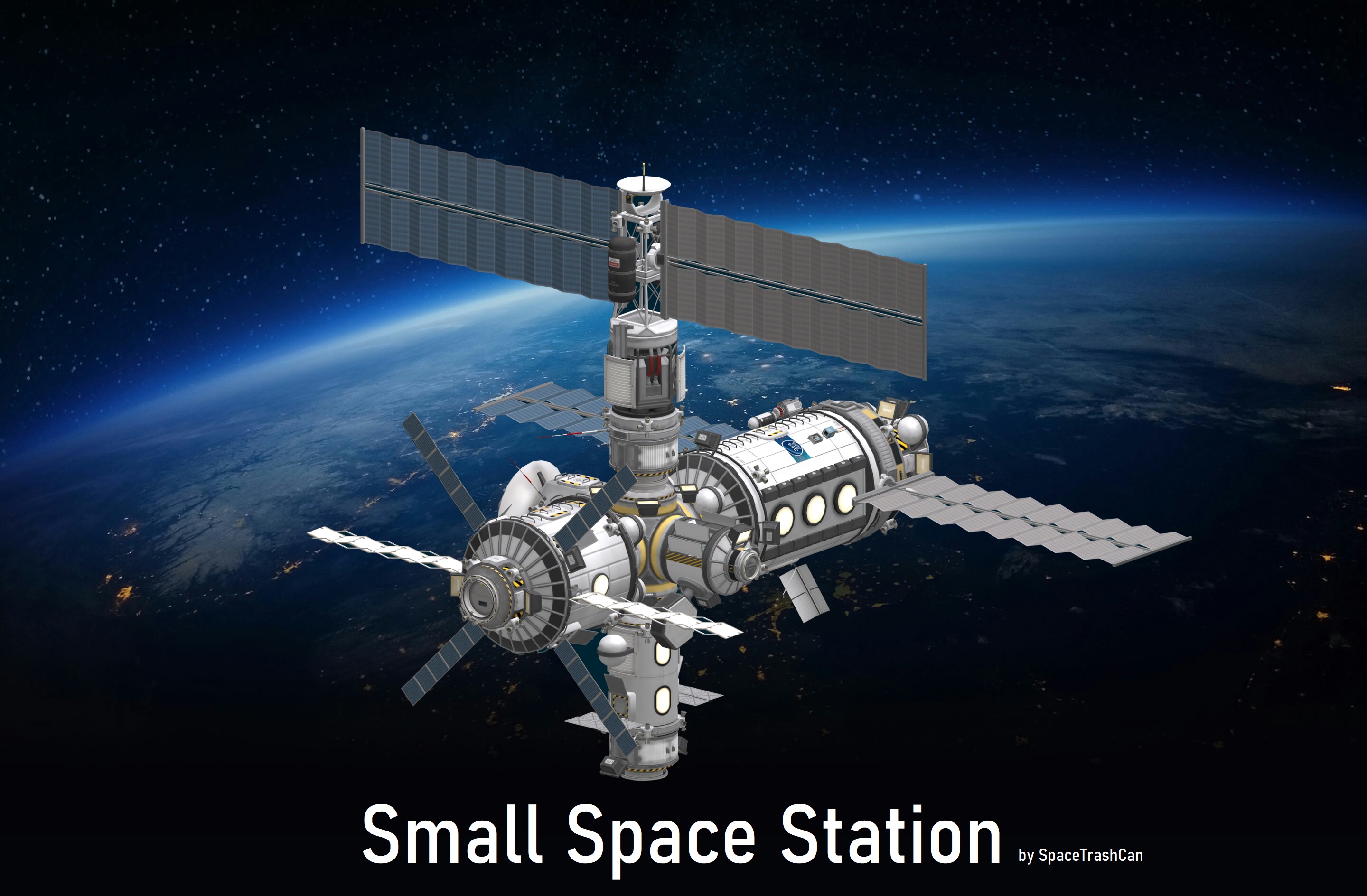 Minimal Space Satellite Wallpapers