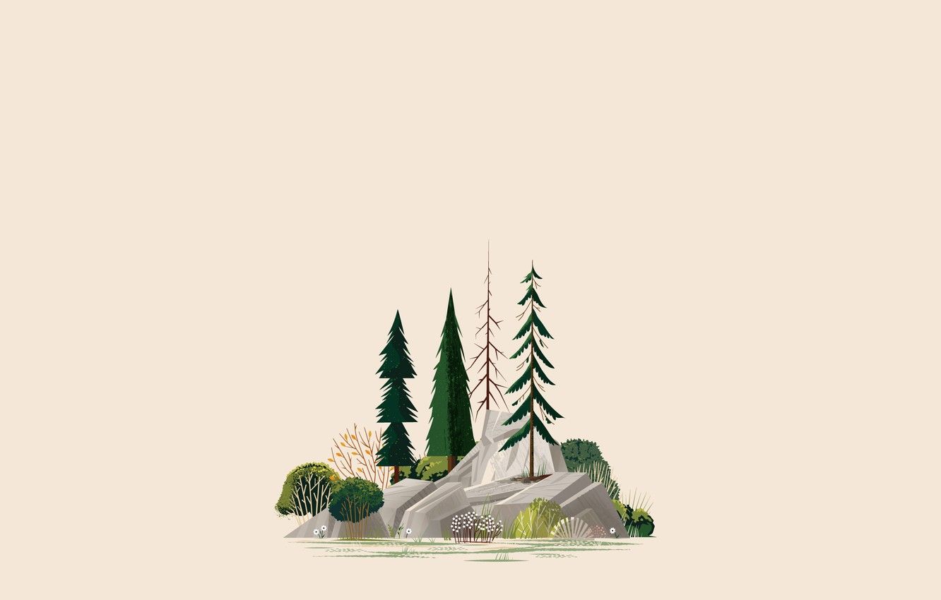 Minimal Tree Wallpapers