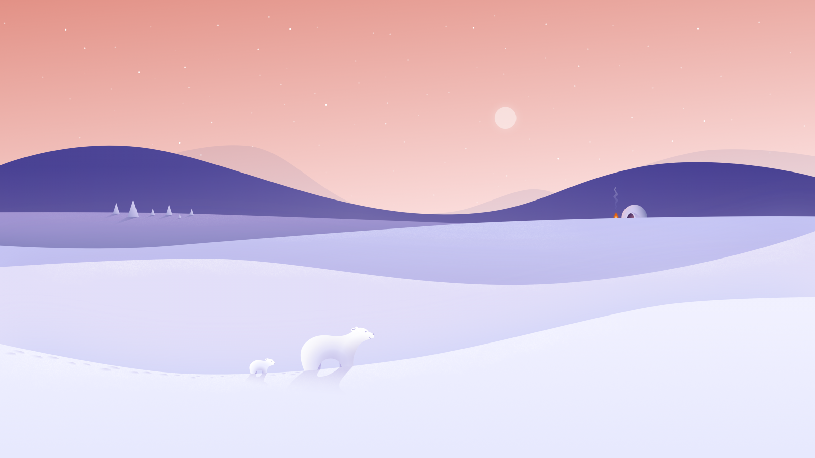 Minimal Winter Wallpapers