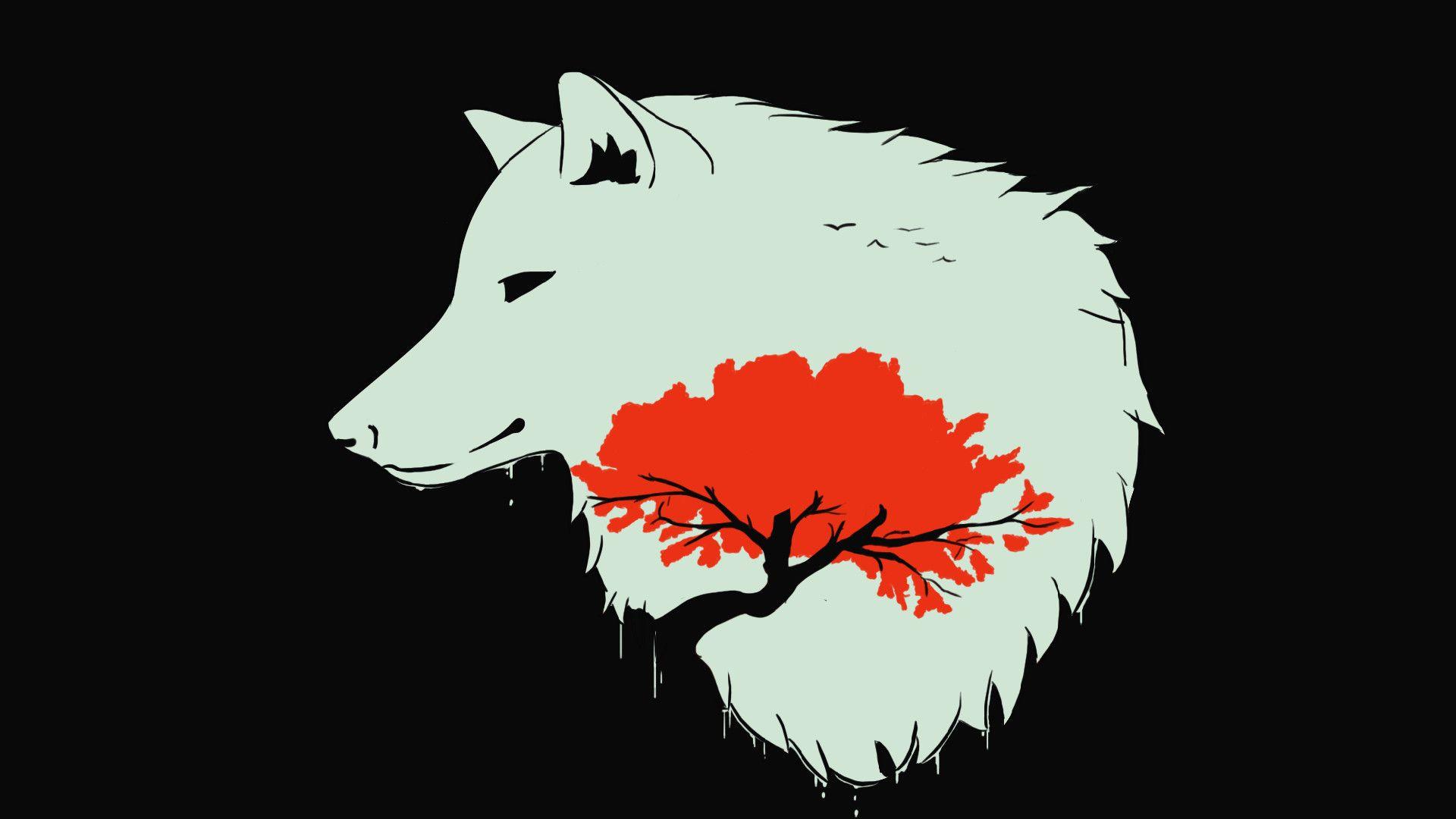 Minimal Wolf Wallpapers