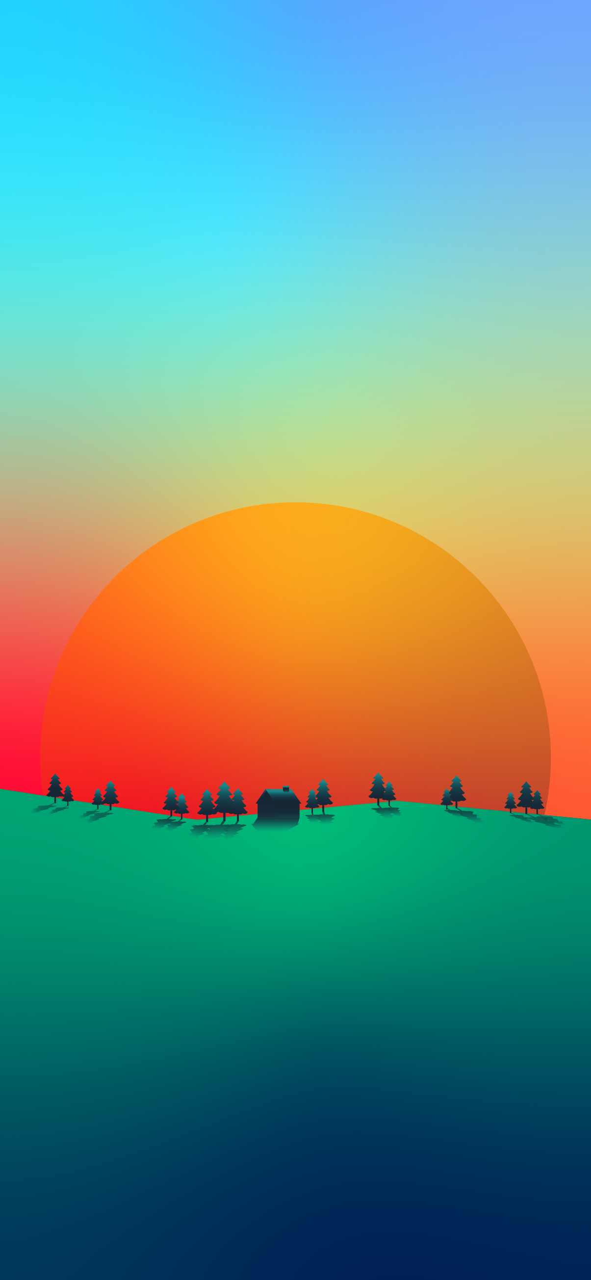 Minimalism Sun 4K Wallpapers