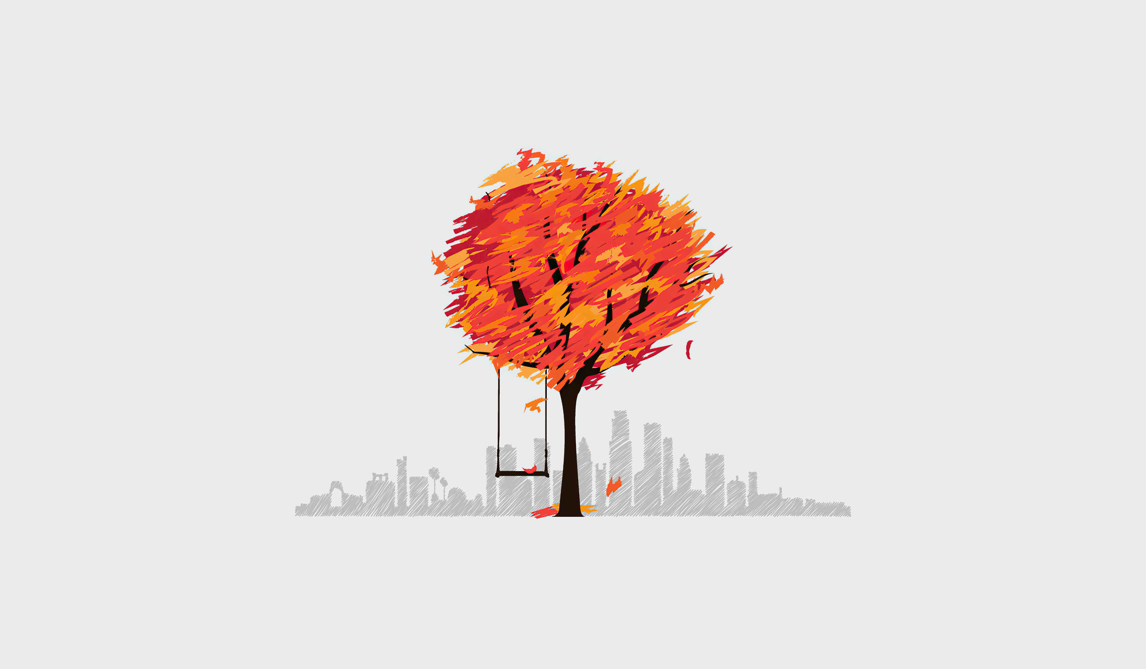 Minimalist Autumn Wallpapers