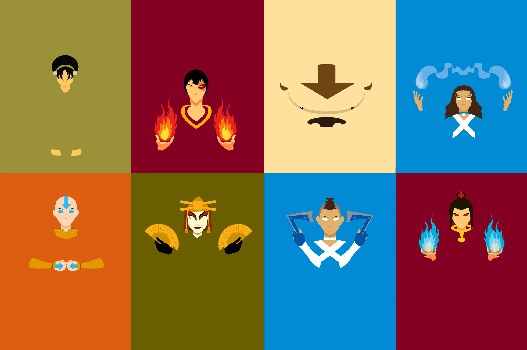 Minimalist Avatar Atla Wallpapers