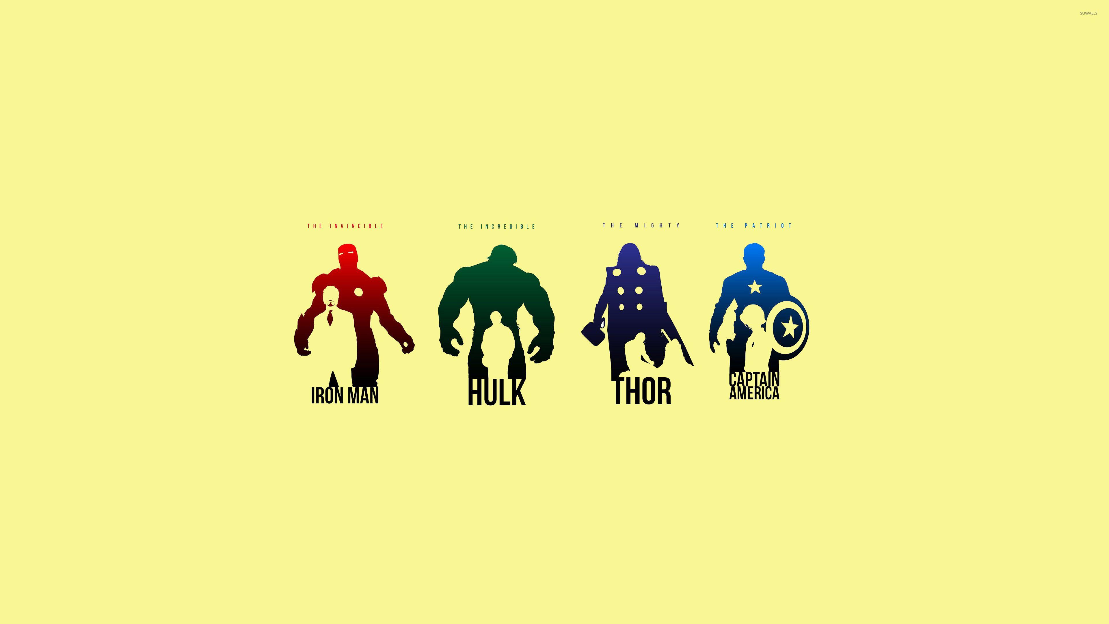 Minimalist Avengers Wallpapers