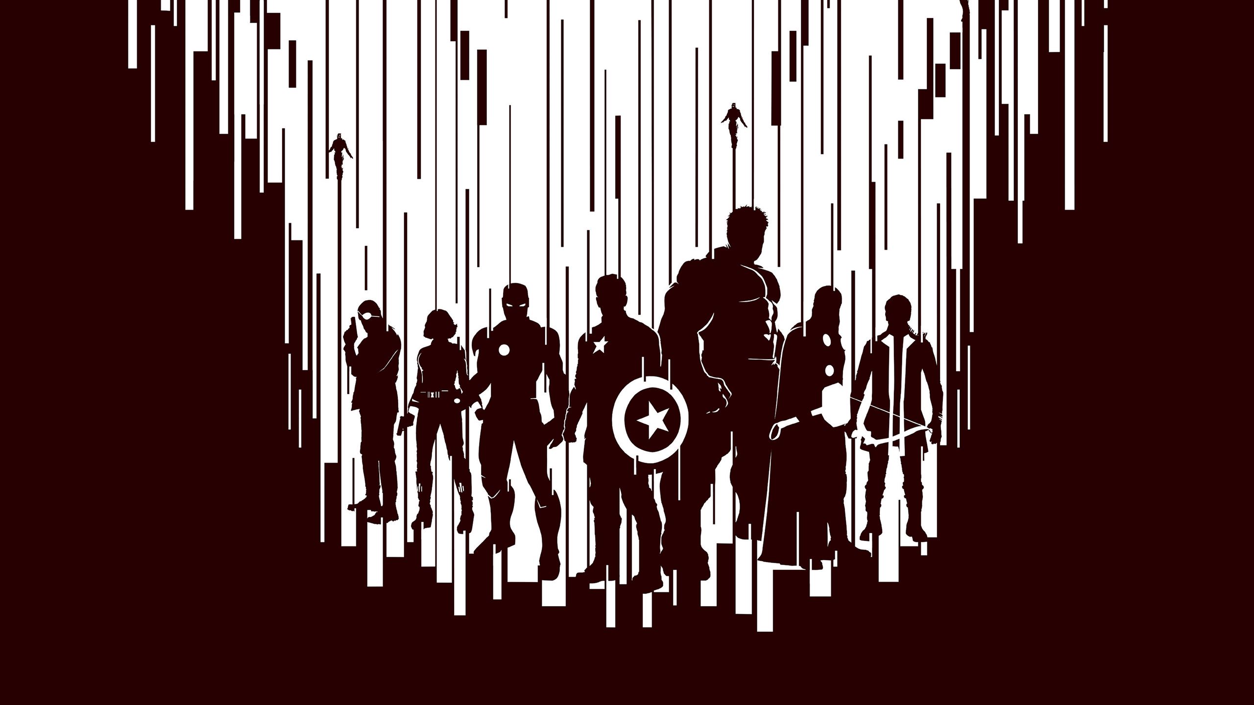 Minimalist Avengers Wallpapers