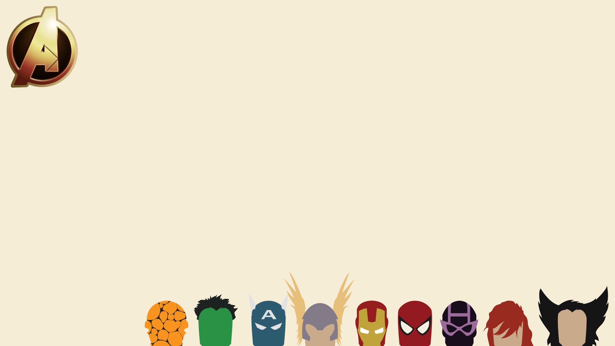 Minimalist Avengers Wallpapers