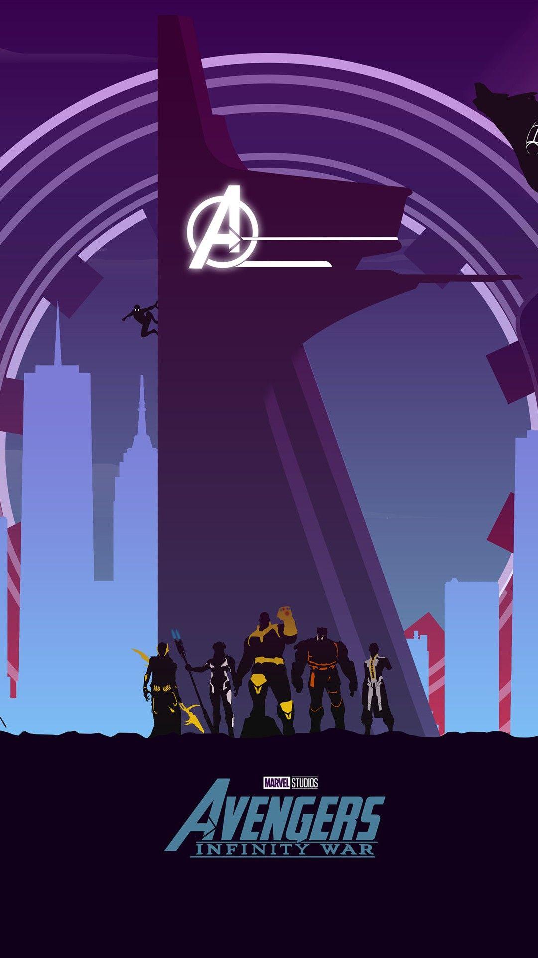 Minimalist Avengers Wallpapers