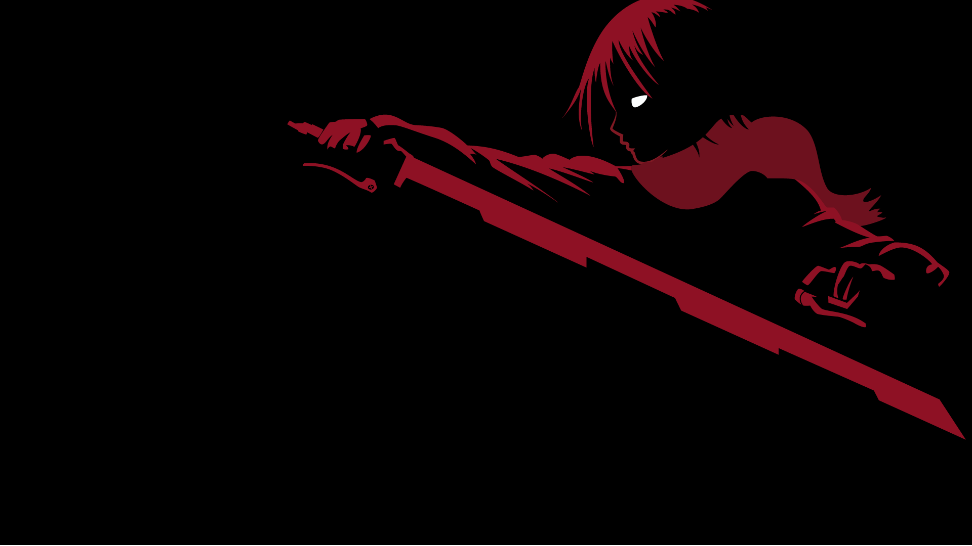 Minimalist Black Anime Wallpapers