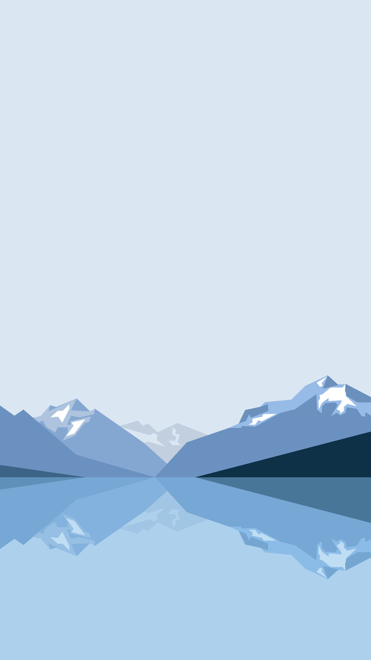 Minimalist Blue Wallpapers