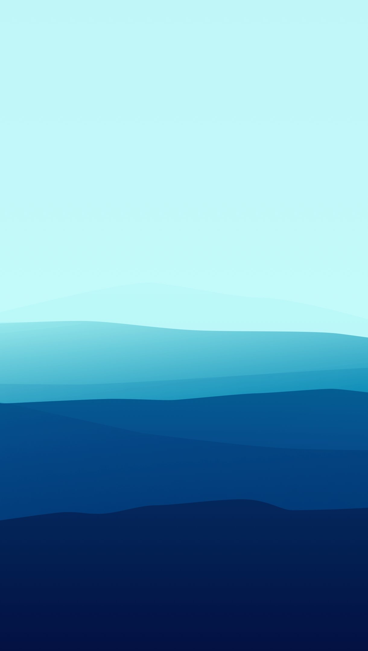 Minimalist Blue Mountains Wallpapers