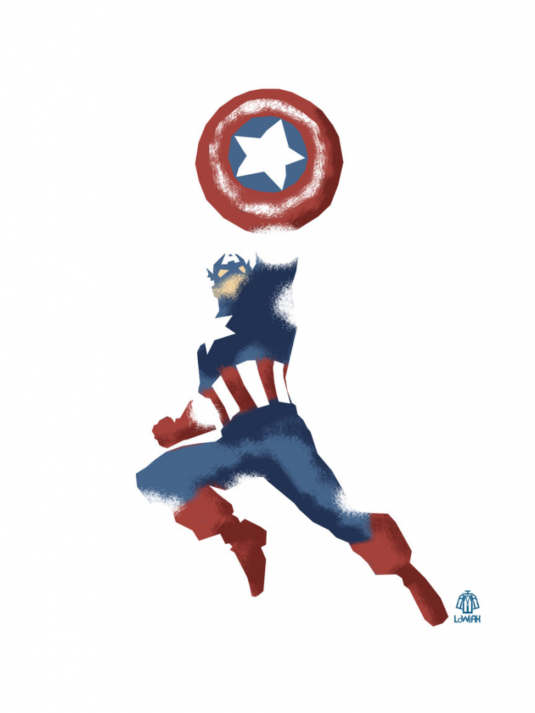 Minimalist Captain America Wallpapers