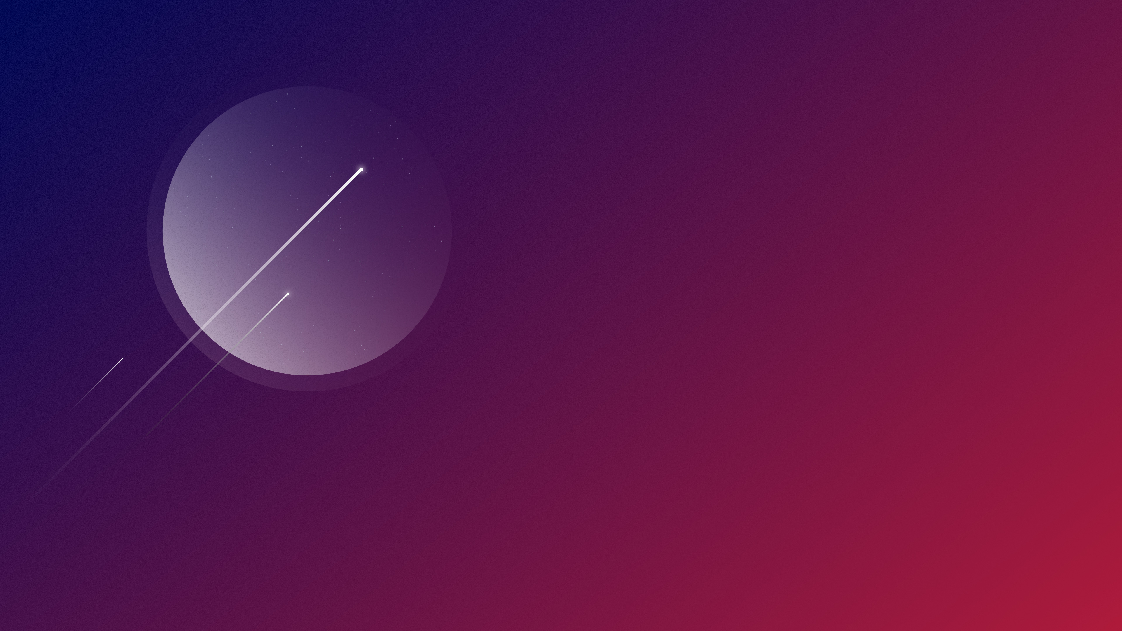 Minimalist Comet Colorful Wallpapers