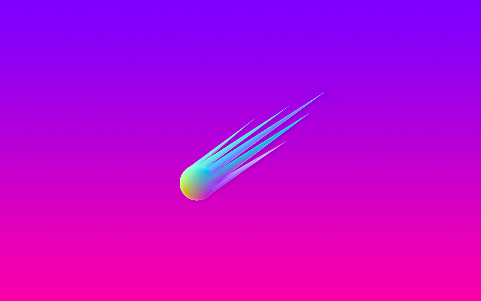 Minimalist Comet Colorful Wallpapers