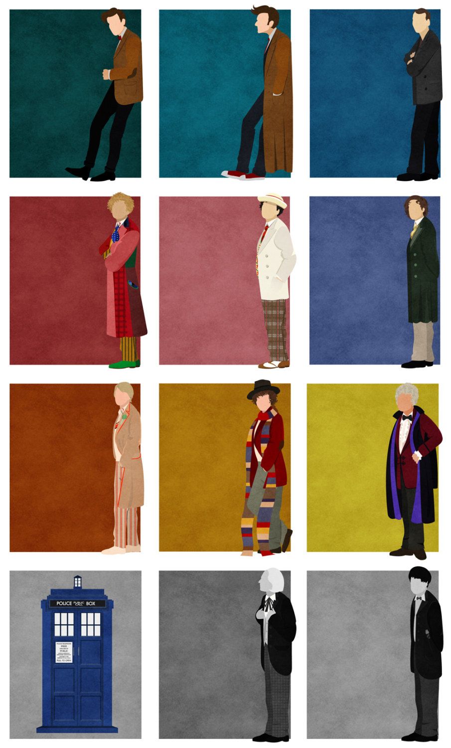 Minimalist Doctor Who Wallpapers