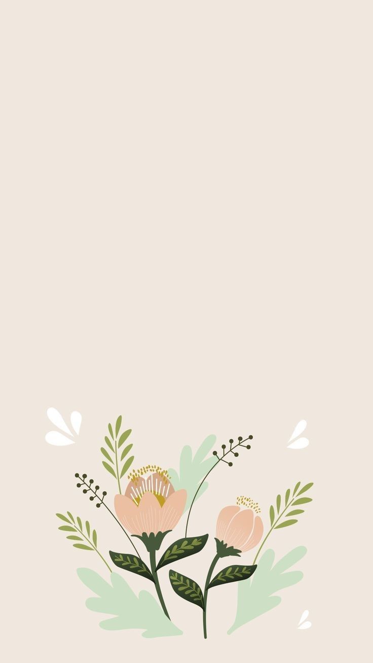 Minimalist Floral Wallpapers