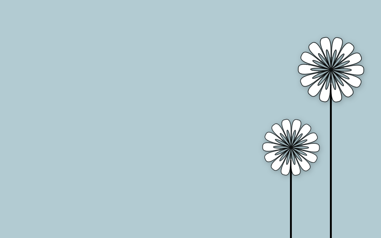 Minimalist Floral Laptop Wallpapers