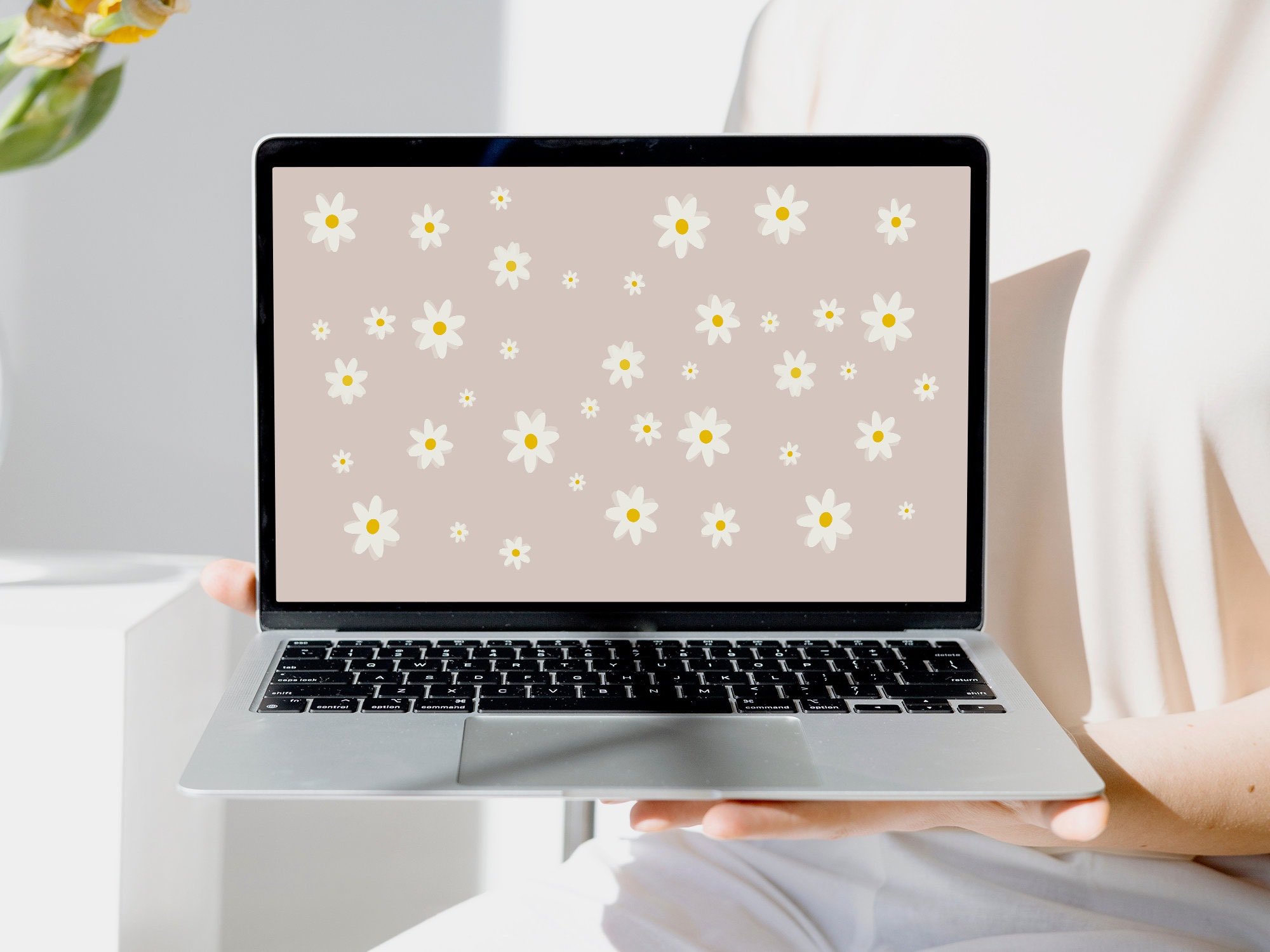 Minimalist Floral Laptop Wallpapers