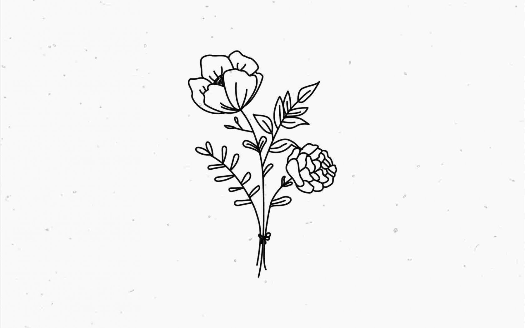 Minimalist Flower Computer Wallpapers