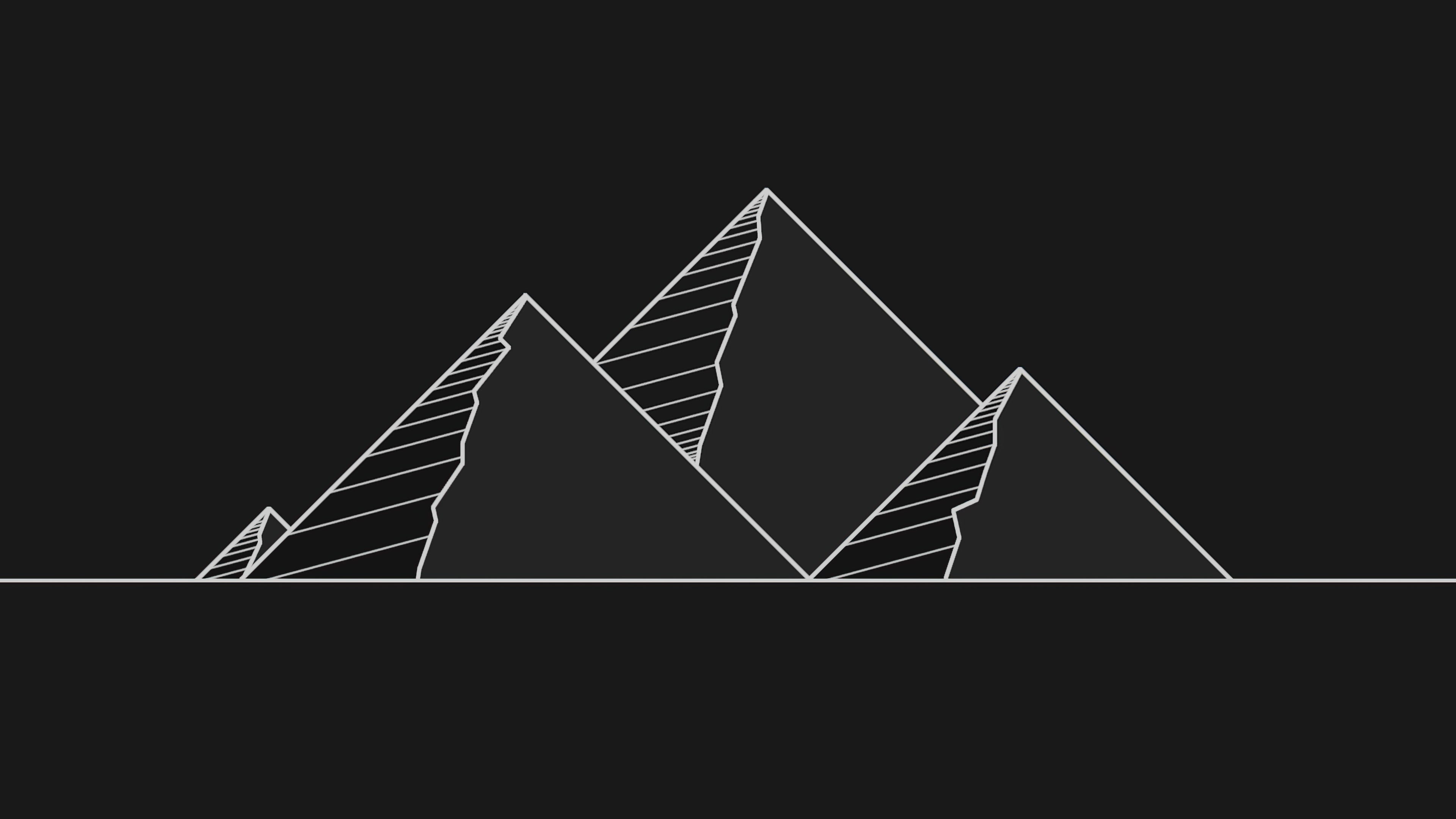 Minimalist Pyramid Wallpapers