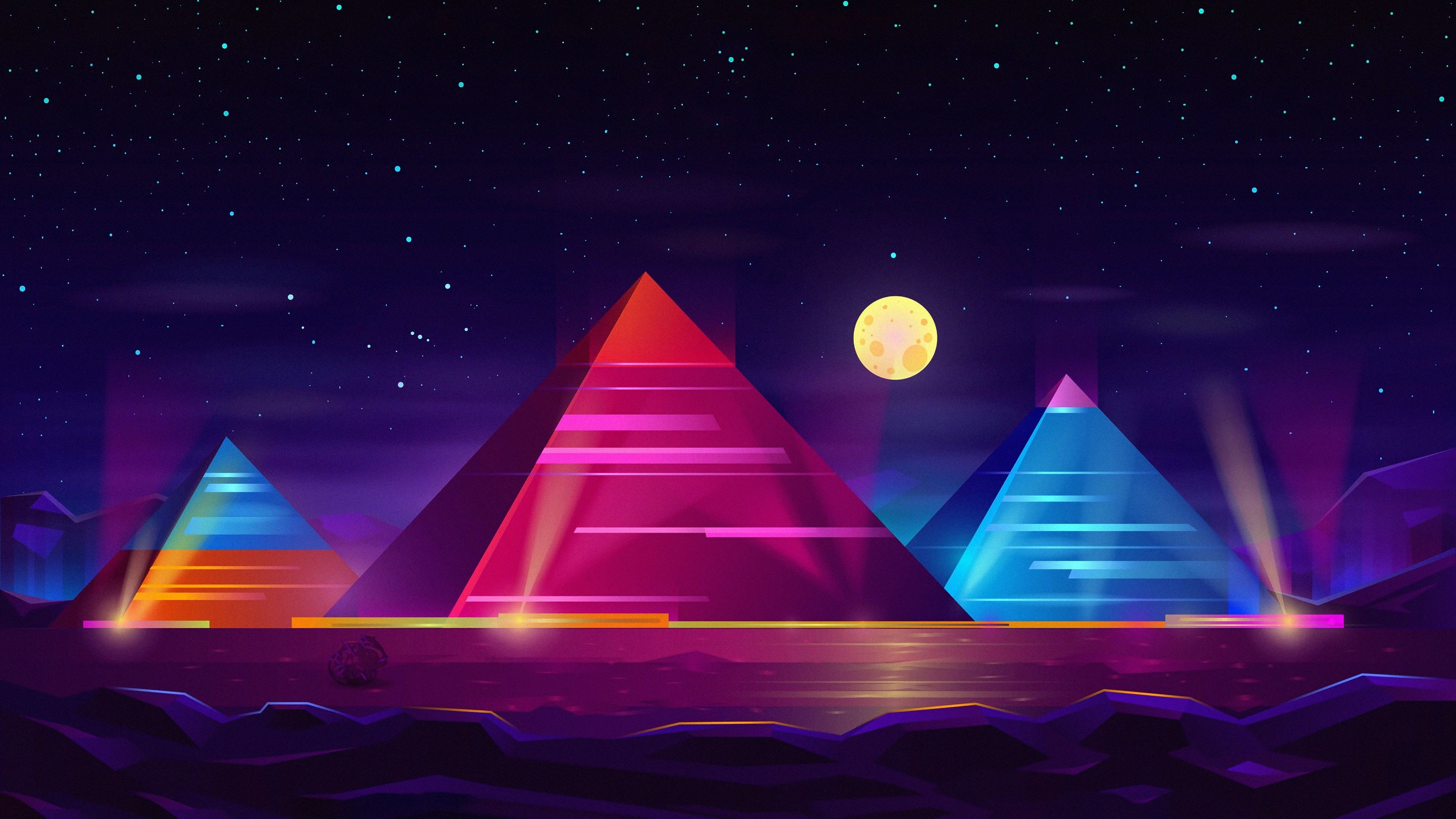 Minimalist Pyramid Wallpapers