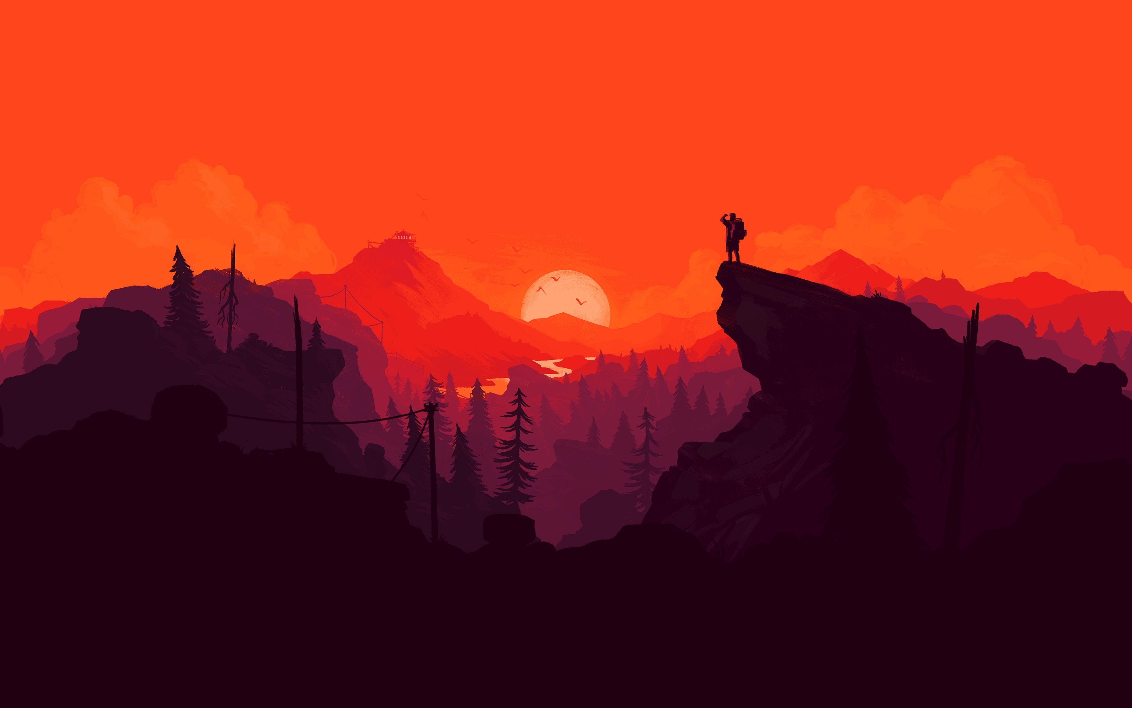 Minimalist Sunset Wallpapers