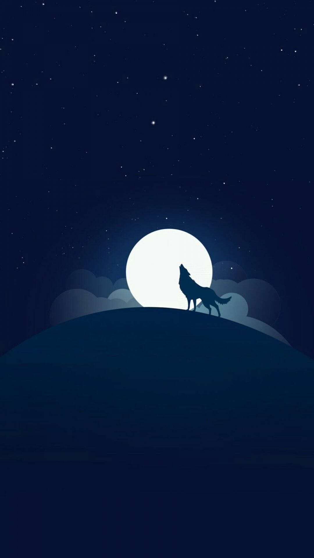 Minimalist Wolf Wallpapers