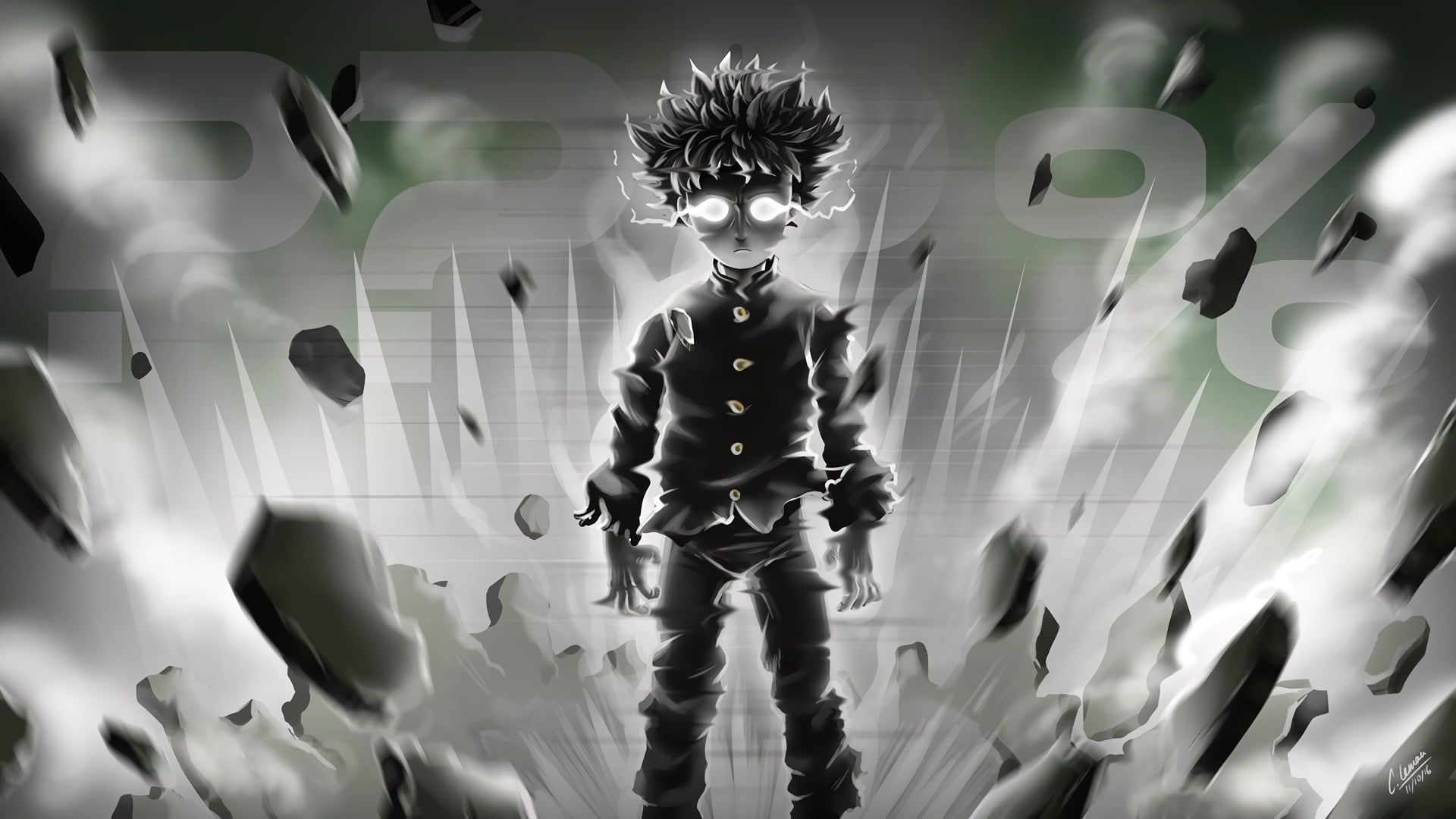 Mob Psycho 100 Cool Digital Art Wallpapers