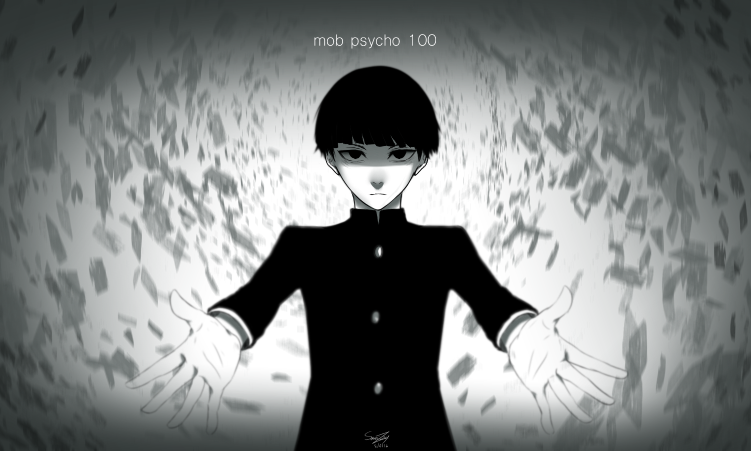 Mob Psycho 100 Cool Digital Art Wallpapers