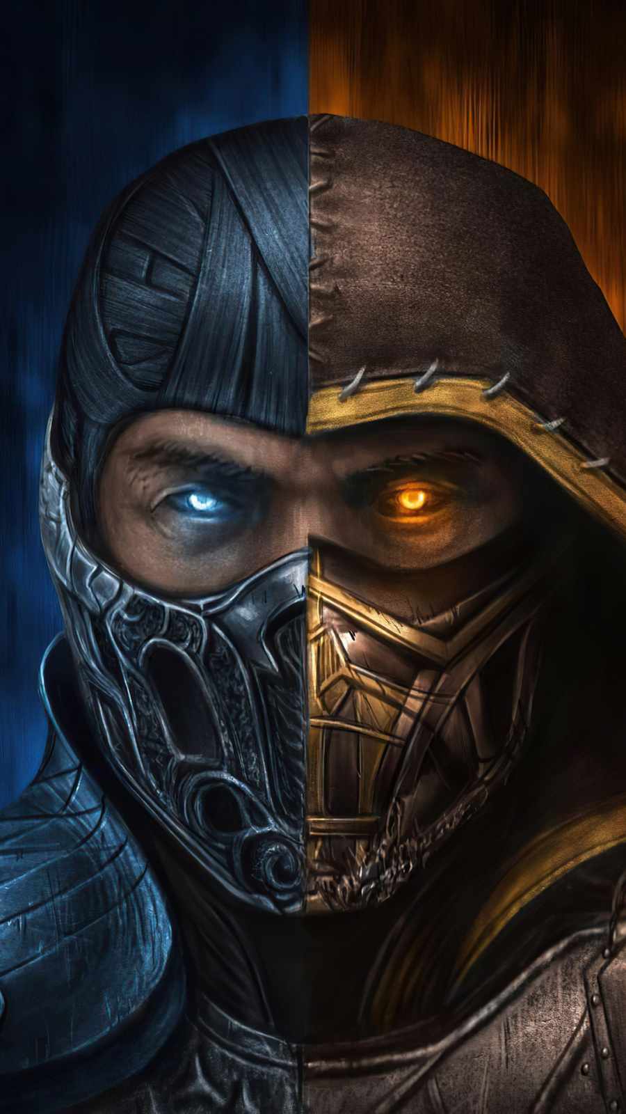 Mortal Kombat Dark Minimal Sub Zero Wallpapers