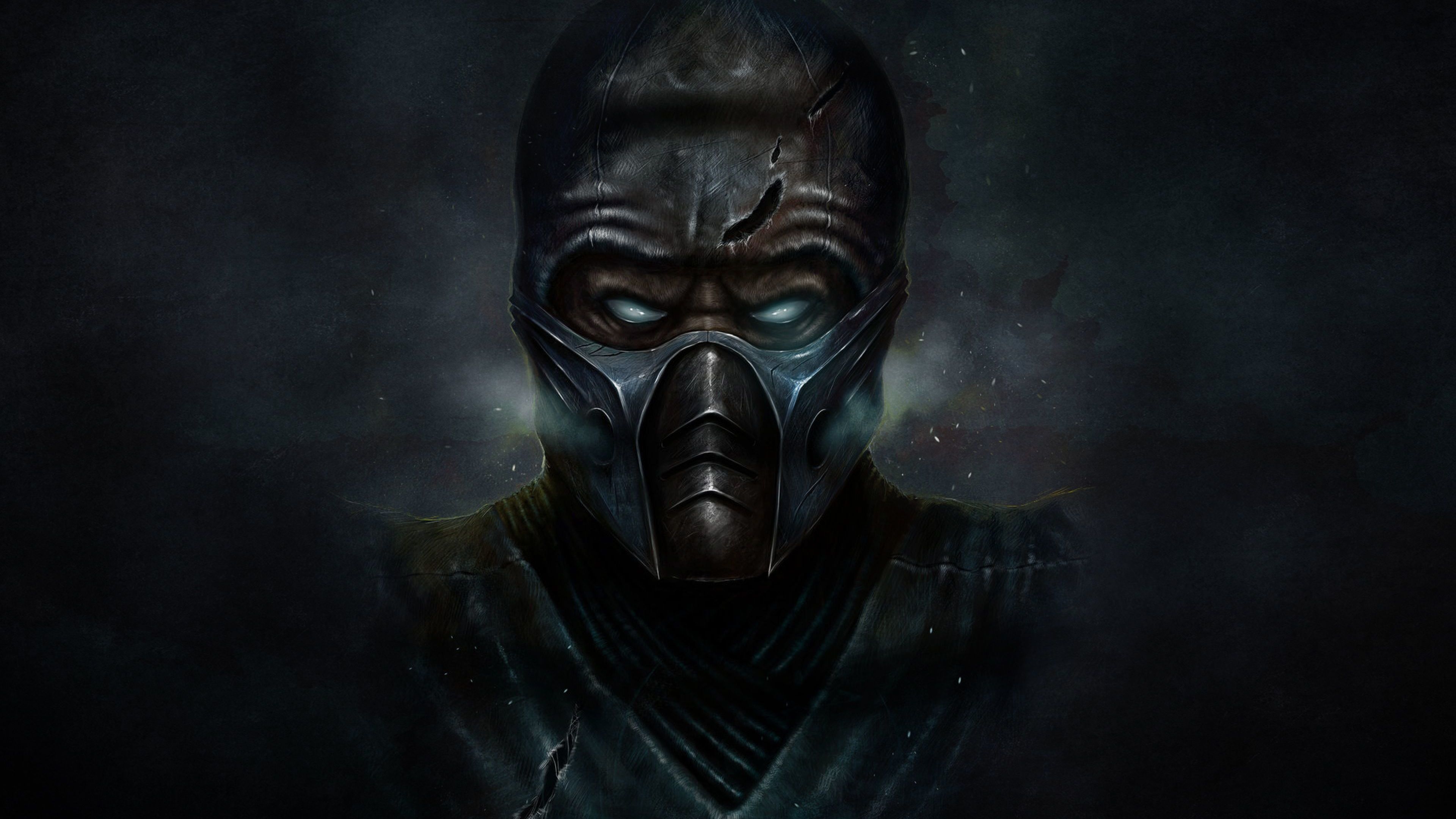 Mortal Kombat Dark Minimal Sub Zero Wallpapers