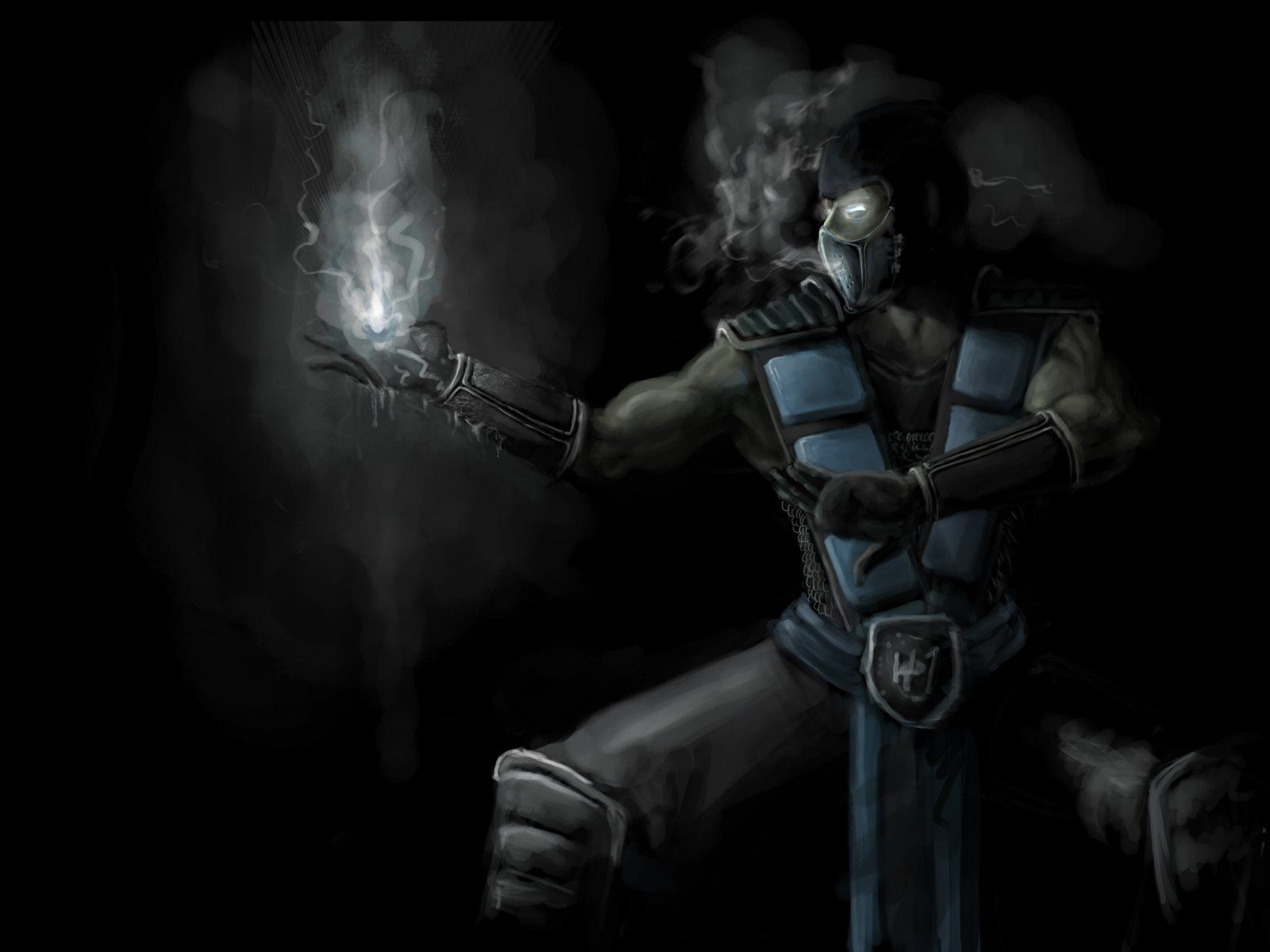 Mortal Kombat Dark Minimal Sub Zero Wallpapers