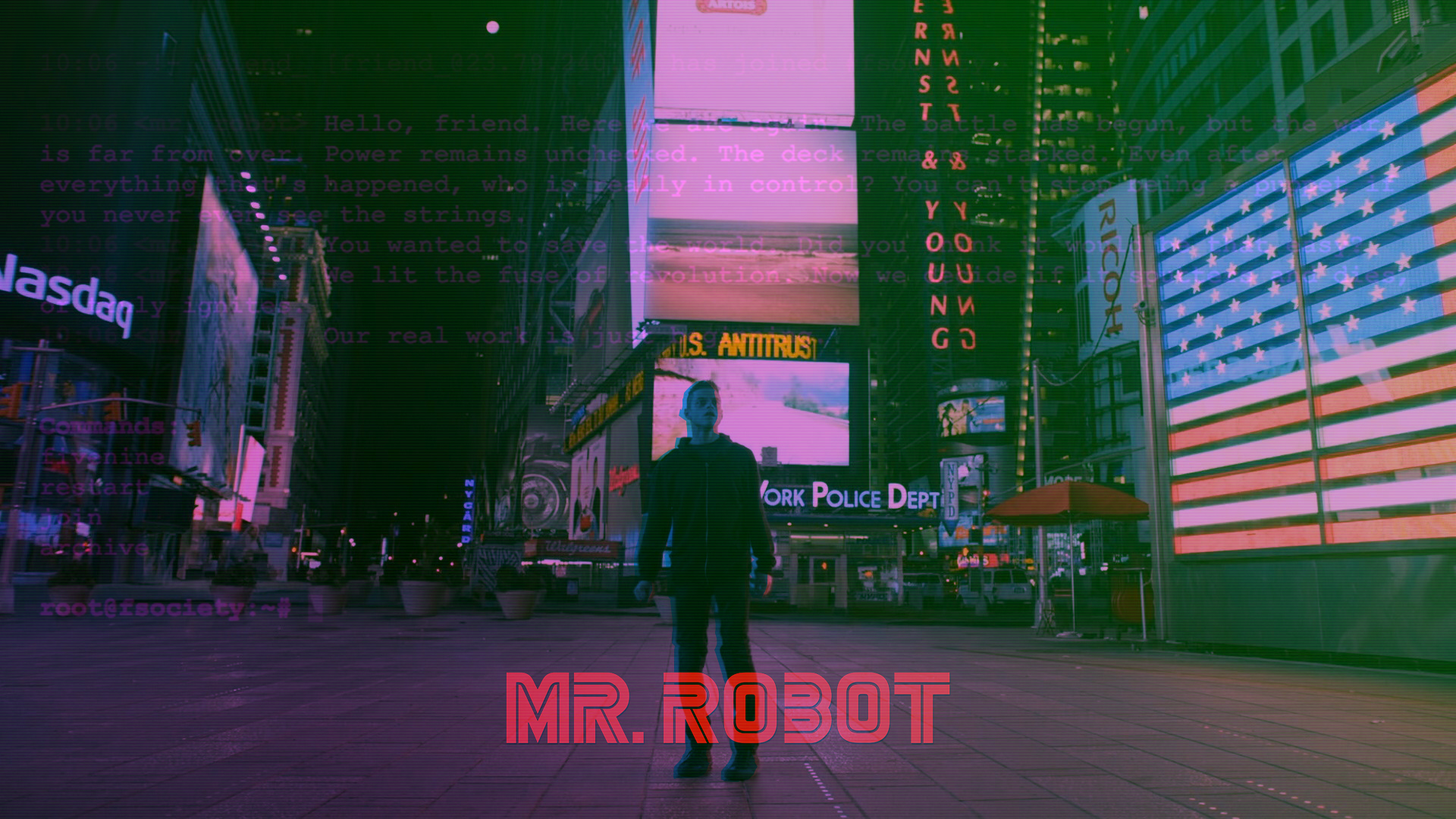 Mr Robot Minimalist 4K Wallpapers