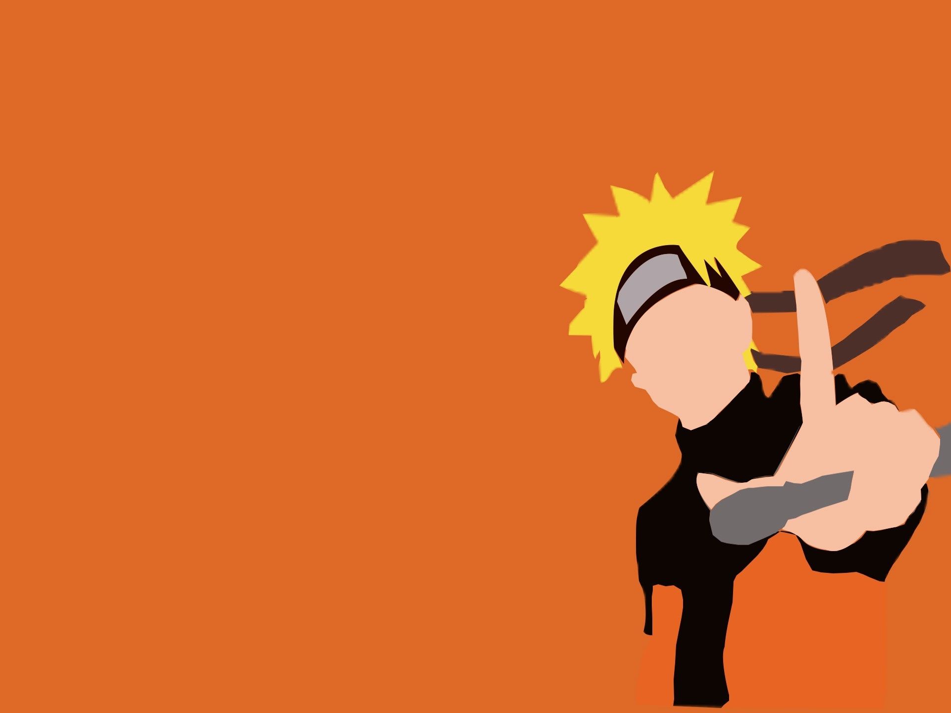 Naruto Uzumaki Minimalist Wallpapers