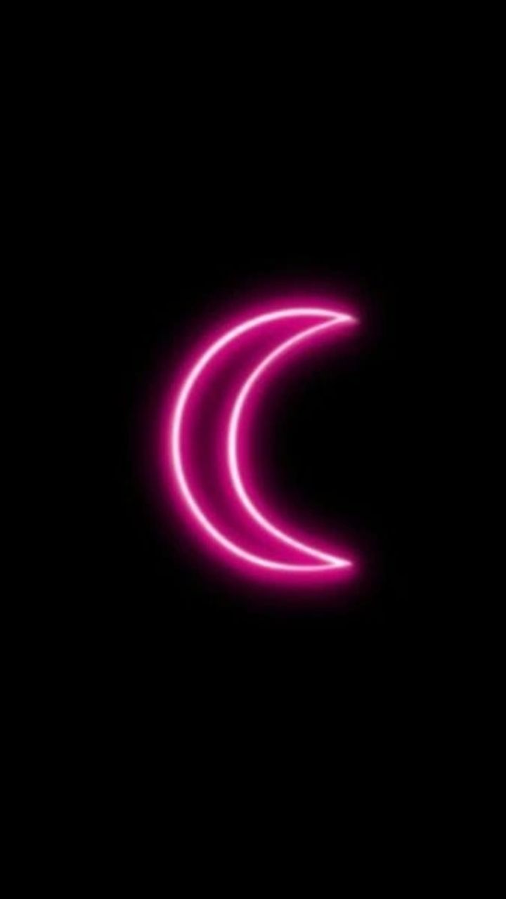 Neon Moon Art Wallpapers