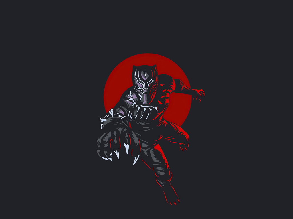 New Black Panther Minimalist Wallpapers