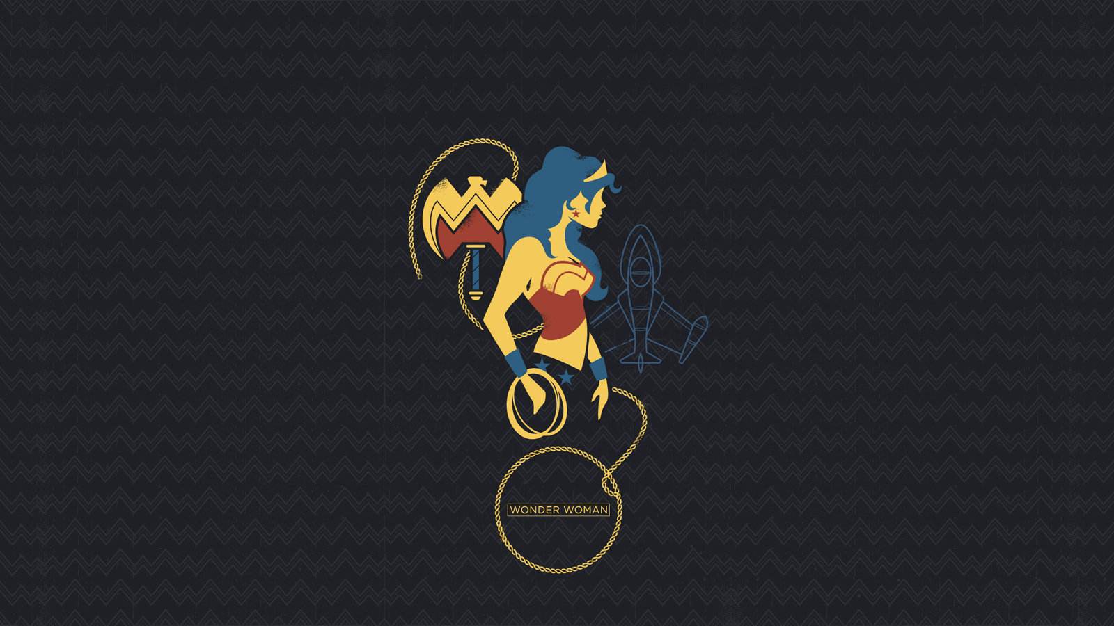 New Wonder Woman Minimalist Wallpapers