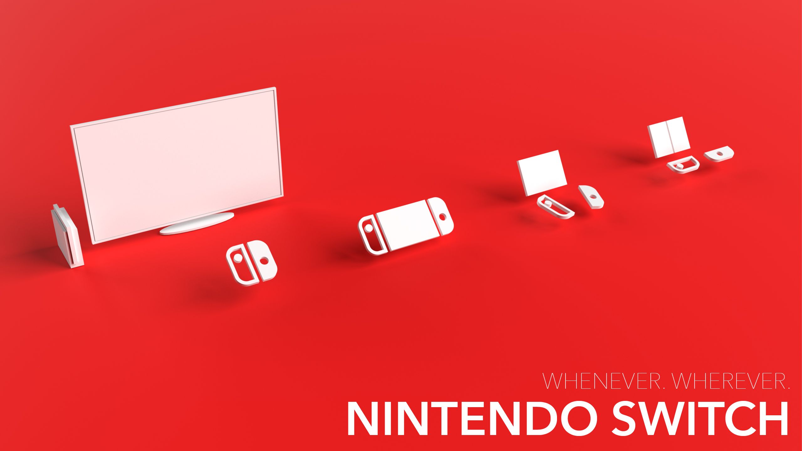 Nintendo Switch Minimal Wallpapers